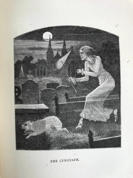 1889年 英格斯比传奇故事集 克鲁克香克、里奇等名家16幅插图 漆布精装32开 商品图7