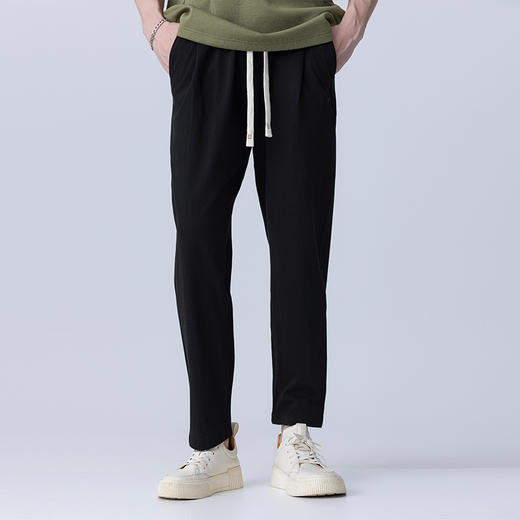 【断码清仓】HX 夏季萝卜休闲长裤微宽松Z203420004101 商品图4