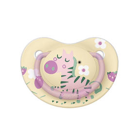 贝亲纷趣伙伴系列安抚奶嘴-M号（逗趣卡通-斑马）（12/72箱）