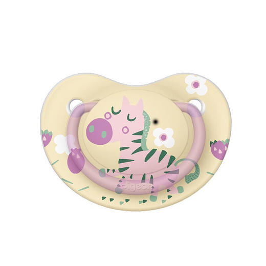 贝亲纷趣伙伴系列安抚奶嘴-M号（逗趣卡通-斑马）（12/72箱） 商品图0