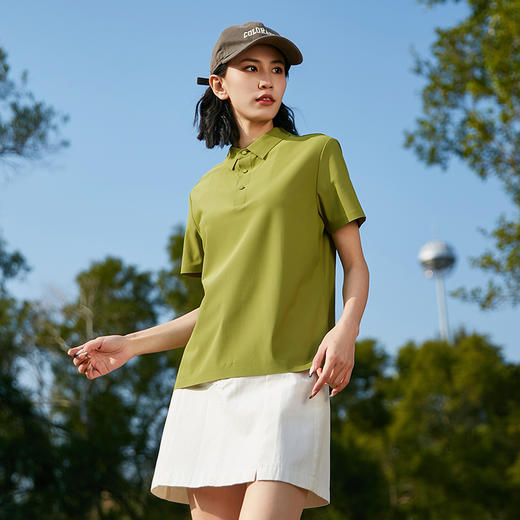 【男女款夏季冰丝polo衫】经典立领 高弹透气 吸湿速干 垂感免烫 舒适亲肤 商品图1