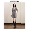 【商场同款】MAXRIENY极简都市通勤风西装裙腰间镂空小心机设计感(货号:MC88DR609) 商品缩略图1