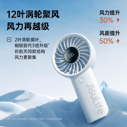 新品首发几素小风扇手持高速节能迷你便携式随身手拿电风扇户外办公室桌面学生宿舍宝宝儿童吹辅食超长续航户外高速节能I5档劲风 商品图2
