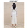【商场同款】MAXRIENY复古宫廷氛围感连衣裙23秋冬蕾丝订婚小白裙(货号:MC88DR633) 商品缩略图3