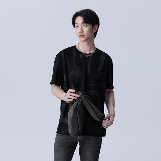 【新品上新】HX 夏季圆领短袖T恤S102423050101/02 商品图2