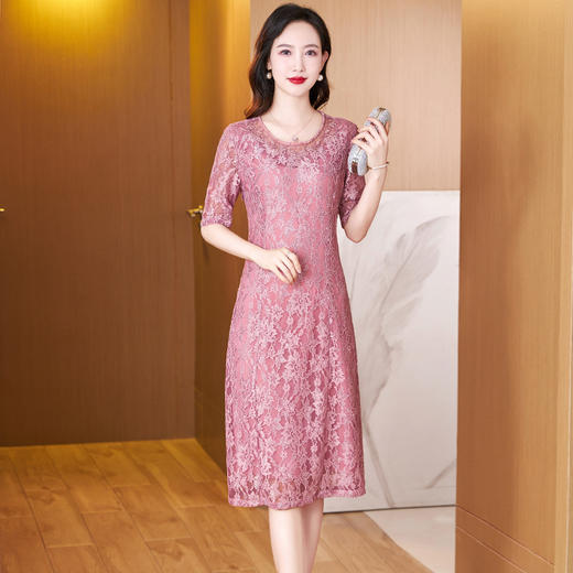 简约高档刺绣平时可穿宴会晚礼服裙LC2368 商品图2