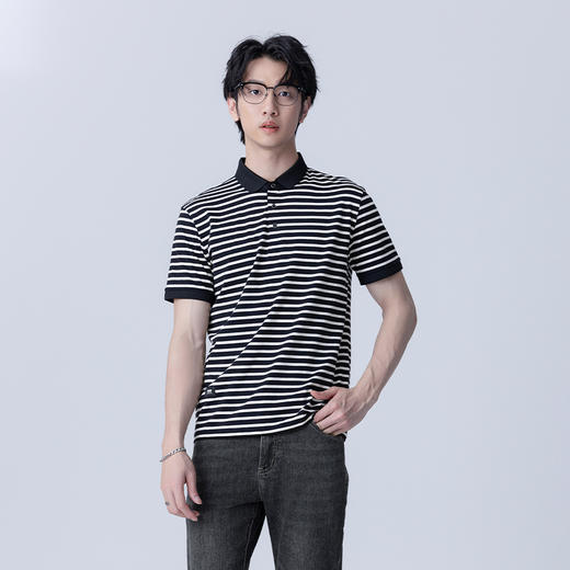 【新品上新】HX 夏季翻领短袖T恤S102422997101POLO杉 商品图0