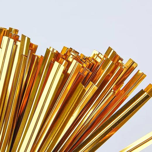 金色封口扎丝条10cm长1包 铁丝扎带封口绳礼品捆扎线扎口线魔带捆绑丝包裝封口绳面包 商品图3