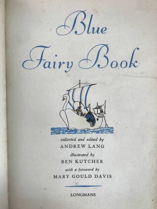 1964年 安德鲁·朗格《蓝色童话书》 数十幅精美插图 精装32开 商品图3