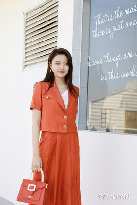 马天奴高级仿麻老钱风套装MDS530JKH0