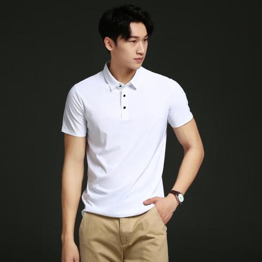 【男女款夏季冰丝polo衫】经典立领 高弹透气 吸湿速干 垂感免烫 舒适亲肤 商品图8