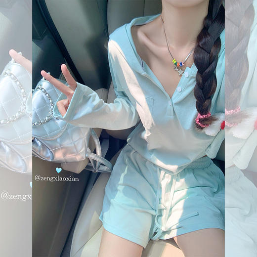 <曾小咸推荐> 【夏日苏打】薄荷曼波色不规则套装 商品图0