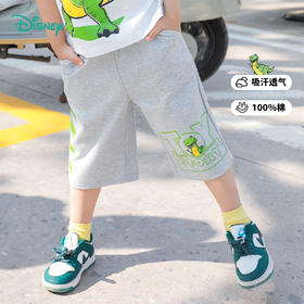 迪士尼童装男女童夏季休闲裤潮七分裤短裤