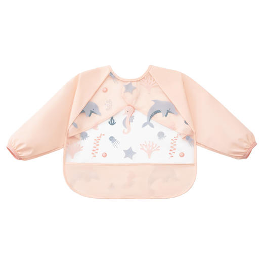 【吃饭不脏衣 落食轻松兜】宝宝罩衣吃饭防水围兜春夏长袖防脏儿童幼儿园饭兜2024新款男女童 商品图8