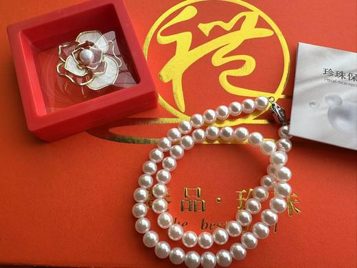 六鑫珠宝 母亲节天然淡水珍珠礼盒套装 送妈妈婆婆女神节礼物 商品图5