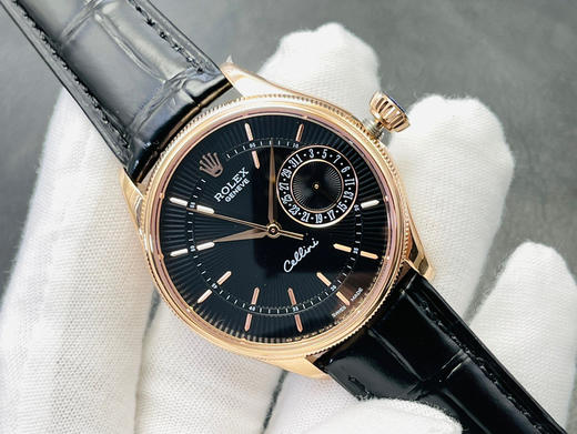 TWF劳li士切利尼系列。尺寸39*11.5mm，3165克隆机芯，蓝宝石镜面，鳄鱼皮表带，男士腕表，密底，自动机械机芯 商品图1