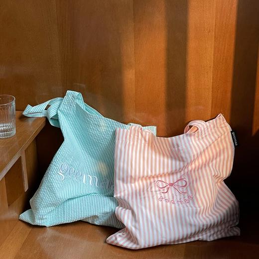 geemaa 时装面料条纹环保袋 商品图3