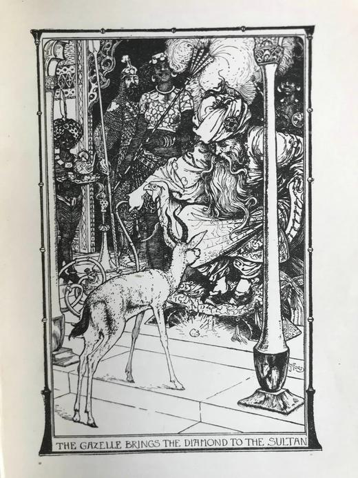 1922年 安德鲁·朗格《紫罗兰童话书》 数十幅精美插图（含多幅彩色） 漆布精装32开 商品图14