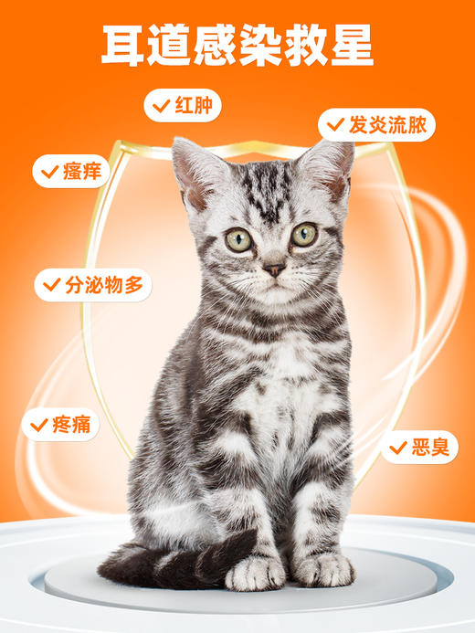 【买2送1】普安特滴耳液 猫咪狗狗耳滴耳液 耳朵清洁液消炎尔滴克 商品图2