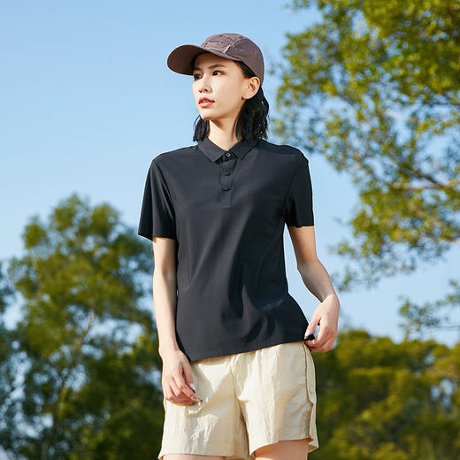 【男女款夏季冰丝polo衫】经典立领 高弹透气 吸湿速干 垂感免烫 舒适亲肤 商品图5