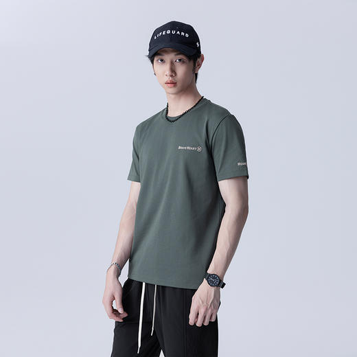 【断码清仓】HX 夏季圆领短袖T恤合体版型S102423013101/02/03 商品图1