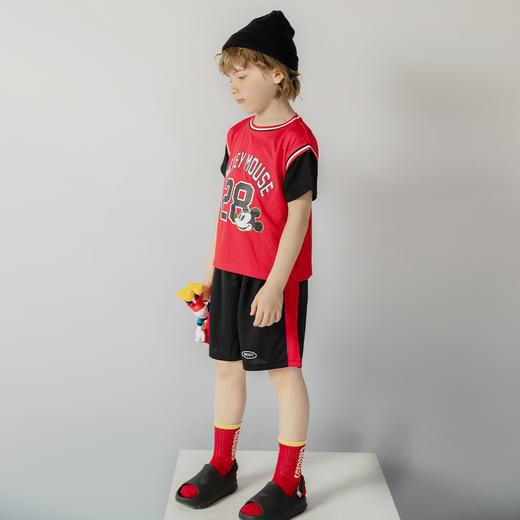 迪士尼夏季新品男女童套装透气儿童套装休闲婴幼儿套装 商品图10