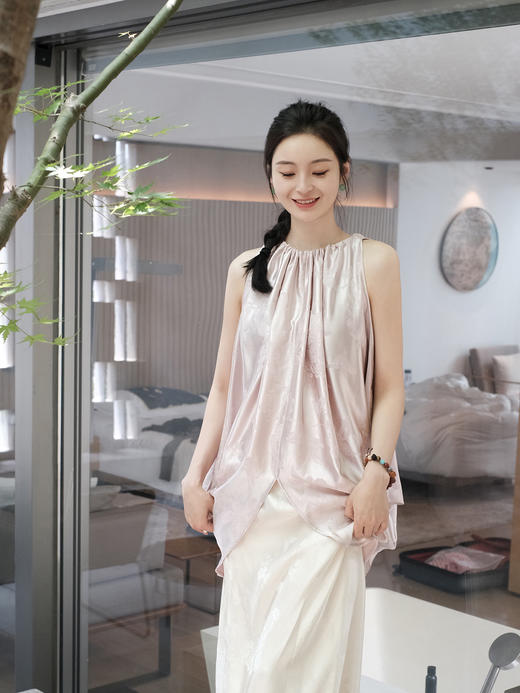 盛唐牡丹 |真丝芙蓉花上衣 商品图9