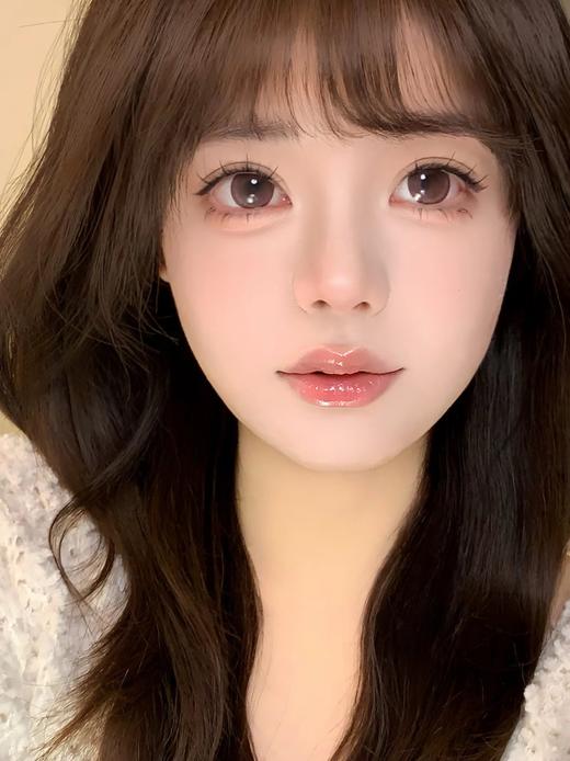 【大直径】Agenscolor-莫奈粉咖-14.5mm【年抛 0-1000度 无525/575】 商品图3