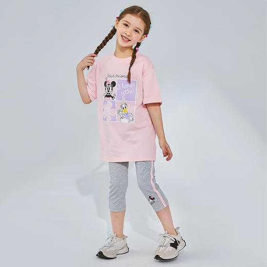 迪士尼夏季新品男女童套装透气儿童套装休闲婴幼儿套装 商品图6