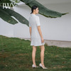 IWY/白色西装连衣裙短袖高级设计感女神范美容院操作师商务通勤裙Q11255 商品缩略图2