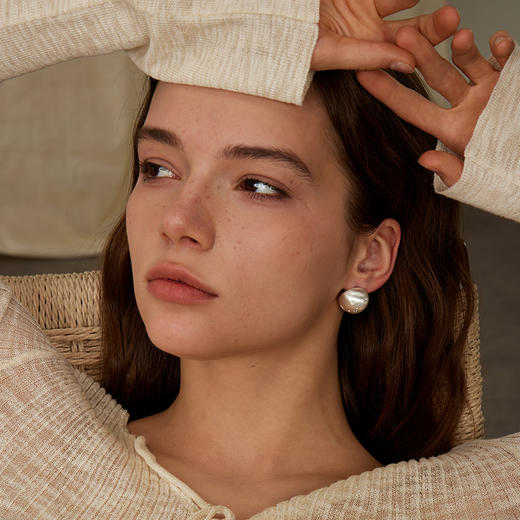 ARSIS｜星夜系列 丝光星海耳钉 商品图2