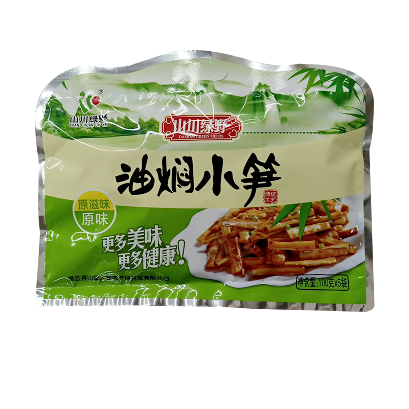 山川绿野油焖小笋原味100g*5