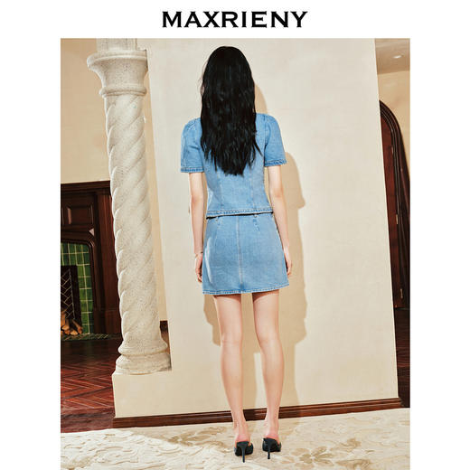 【英式雅皮士-商场同款】MAXRIENY复古新中式手工珠扣外套2024春(货号:MC85JA062) 商品图3