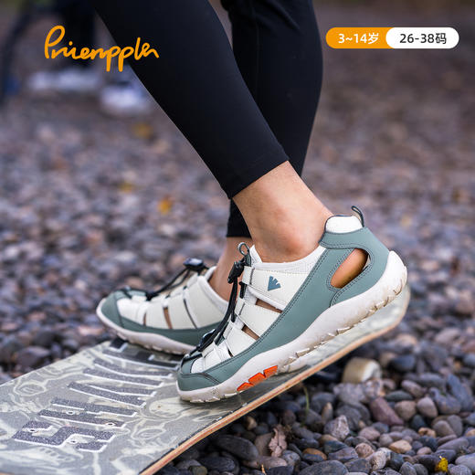 XY pineapple穿行赤足凉鞋-24夏季新款儿童户外运动凉鞋中大童包头防撞网面运动鞋 商品图4