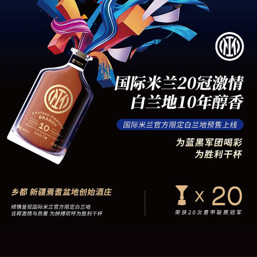国际米兰乡都10年XO白兰地 精美礼盒装 商品图1