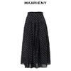 【黑白优雅主义-商场同款】MAXRIENY法式复古风情波点半裙A字裙子(货号:MC85SK059) 商品缩略图4
