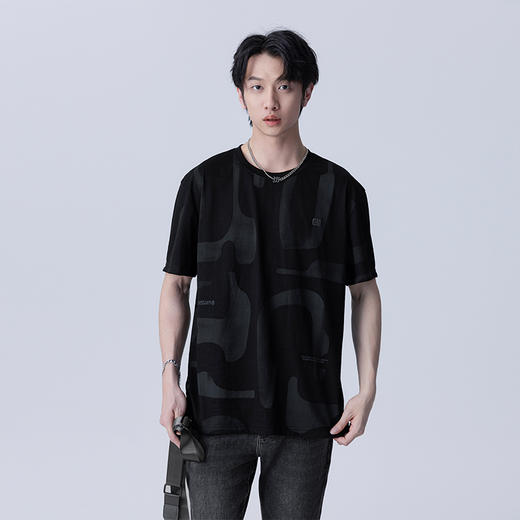 【新品上新】HX 夏季圆领短袖T恤S102423050101/02 商品图0