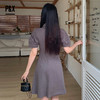 P&X设计师女装夏季polo裙小个子针织连衣长裙 824208261 灰色 商品缩略图3