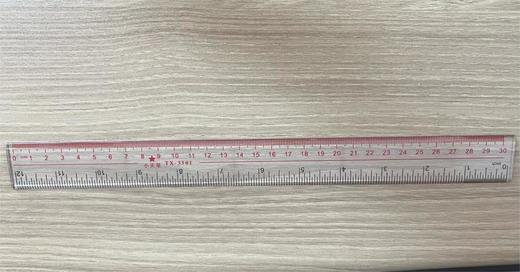 30cm有机直尺1*1把 商品图0