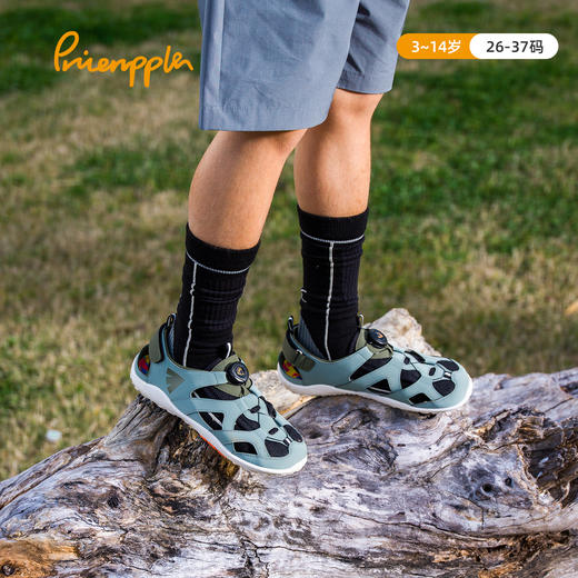 XY pineapple旋钮赤足凉鞋-2024夏季新款儿童户外溯溪凉鞋中大童防撞防滑运动凉鞋 商品图2