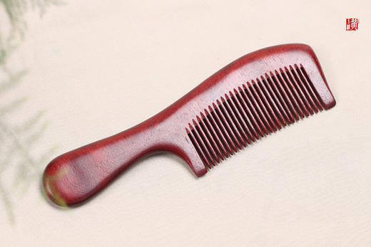 【简心】血檀木梳 商品图0