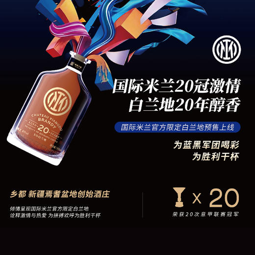 国际米兰乡都20年XO白兰地 精美礼盒装  商品图1
