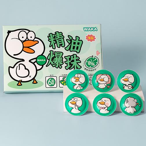 (两件包邮) WAKA 儿童户外随身精油爆珠贴（防蚊驱蚊鸭鸭贴）0岁以上均可用 商品图0