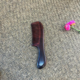 芳洛小叶紫檀素手柄木梳