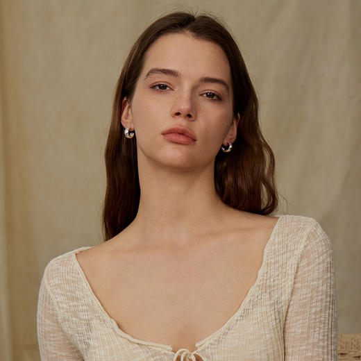 ARSIS｜星夜系列 丝光星环耳圈 商品图1