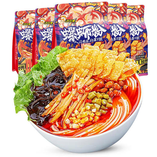 好欢螺螺蛳粉400g*5袋（爆品）水煮型 方便速食粉丝米线 加辣加臭 商品图8