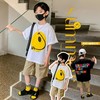 【59.9任选2件 单拍不发】男童女童潮牌洋气棉质短袖t恤夏装新款中大童圆领打底衫儿童休闲上衣_ym 商品缩略图3