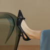 【预售5天】优雅百搭，真皮尖头拼接高跟单鞋HCY&5252 商品缩略图5