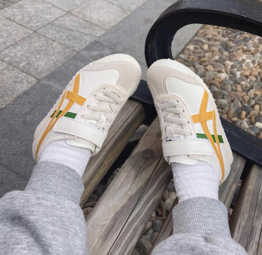 💥‼全色4折❗【Onitsuka Tiger鬼塚虎儿童休闲鞋魔术贴】2024年上新！保证好看、潮范、又百搭！  ▪脚感一级棒！走路像踩在云上一样  ▪防滑耐磨橡胶底,上脚轻盈 商品图11