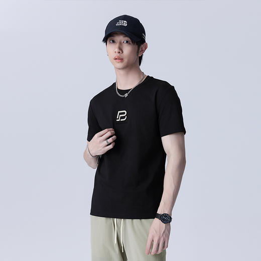 【断码清仓】HX 夏季圆领短袖T恤S102422993101/02 商品图0